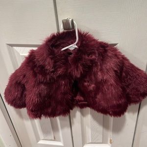 Janie & Jack Baby Fur coat